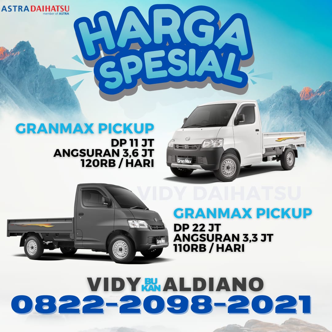 Harga promo Daihatsu Grandmax Pickup